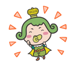 Yuruchara"Oujichama in Chacha-Kingdom" sticker #4187456