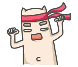 Bamboocat sticker #4187528