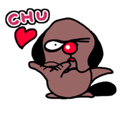 Dog nice guy sticker #4187912