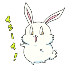 Fluffy Bunny USAKICHI sticker #4188296