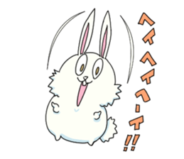Fluffy Bunny USAKICHI sticker #4188297