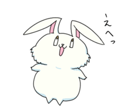 Fluffy Bunny USAKICHI sticker #4188298