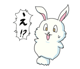 Fluffy Bunny USAKICHI sticker #4188305