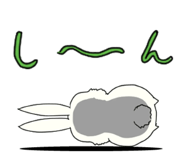 Fluffy Bunny USAKICHI sticker #4188307