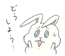 Fluffy Bunny USAKICHI sticker #4188311