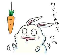 Fluffy Bunny USAKICHI sticker #4188313