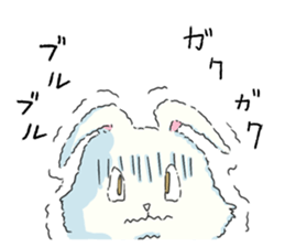 Fluffy Bunny USAKICHI sticker #4188315