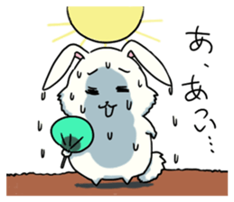 Fluffy Bunny USAKICHI sticker #4188321