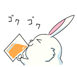 Fluffy Bunny USAKICHI sticker #4188322