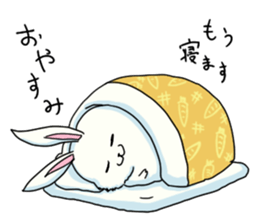 Fluffy Bunny USAKICHI sticker #4188324
