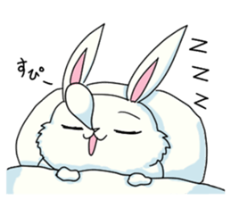 Fluffy Bunny USAKICHI sticker #4188325