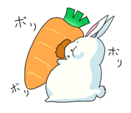 Fluffy Bunny USAKICHI sticker #4188326