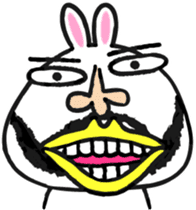 Super rabbit sticker #4188816