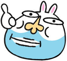 Super rabbit sticker #4188832