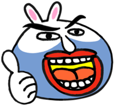 Super rabbit sticker #4188833