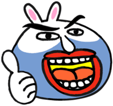 Super rabbit sticker #4188833