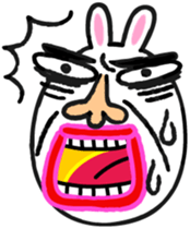 Super rabbit sticker #4188835