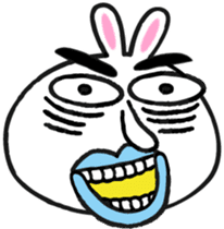 Super rabbit sticker #4188836