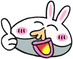 Super rabbit sticker #4188839