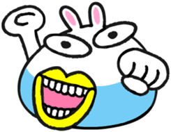 Super rabbit sticker #4188845