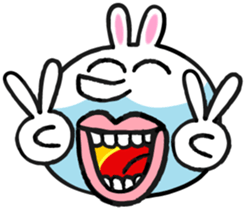 Super rabbit sticker #4188846