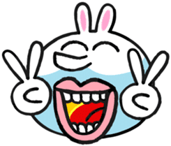 Super rabbit sticker #4188846