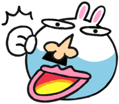 Super rabbit sticker #4188847