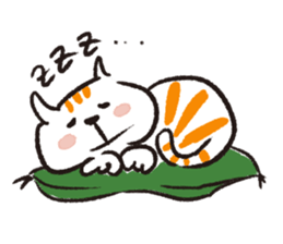 onomatopoeia & mimetic words CAT sticker #4189492