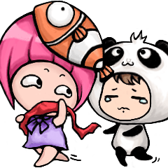 Baby Panda & Baby Fish (Daily Life)