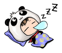 Baby Panda & Baby Fish (Daily Life) sticker #4189499