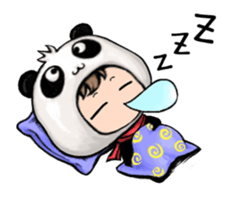 Baby Panda & Baby Fish (Daily Life) sticker #4189499