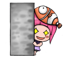 Baby Panda & Baby Fish (Daily Life) sticker #4189504