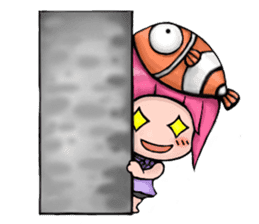 Baby Panda & Baby Fish (Daily Life) sticker #4189504