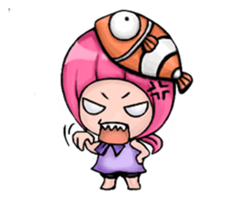 Baby Panda & Baby Fish (Daily Life) sticker #4189506