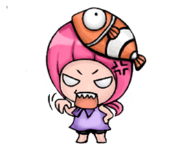 Baby Panda & Baby Fish (Daily Life) sticker #4189506
