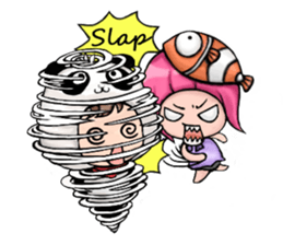 Baby Panda & Baby Fish (Daily Life) sticker #4189508