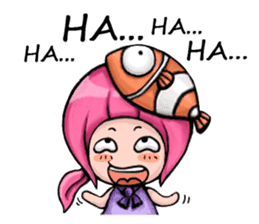Baby Panda & Baby Fish (Daily Life) sticker #4189511