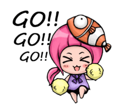 Baby Panda & Baby Fish (Daily Life) sticker #4189512