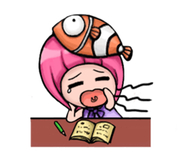 Baby Panda & Baby Fish (Daily Life) sticker #4189514