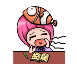 Baby Panda & Baby Fish (Daily Life) sticker #4189514