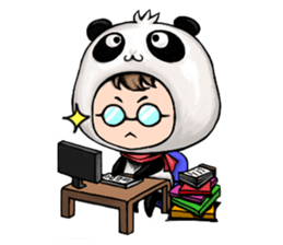Baby Panda & Baby Fish (Daily Life) sticker #4189515