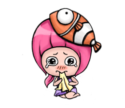 Baby Panda & Baby Fish (Daily Life) sticker #4189518