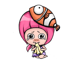 Baby Panda & Baby Fish (Daily Life) sticker #4189518