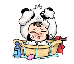Baby Panda & Baby Fish (Daily Life) sticker #4189526
