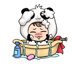 Baby Panda & Baby Fish (Daily Life) sticker #4189526