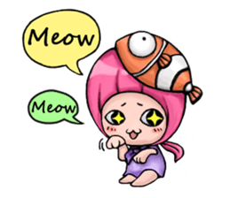Baby Panda & Baby Fish (Daily Life) sticker #4189527