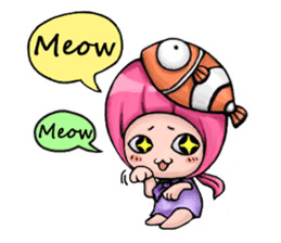 Baby Panda & Baby Fish (Daily Life) sticker #4189527