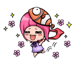 Baby Panda & Baby Fish (Daily Life) sticker #4189530