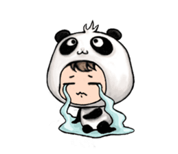 Baby Panda & Baby Fish (Daily Life) sticker #4189531