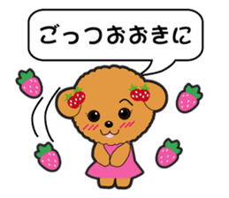 Poodle of Kansai dialect sticker #4189938